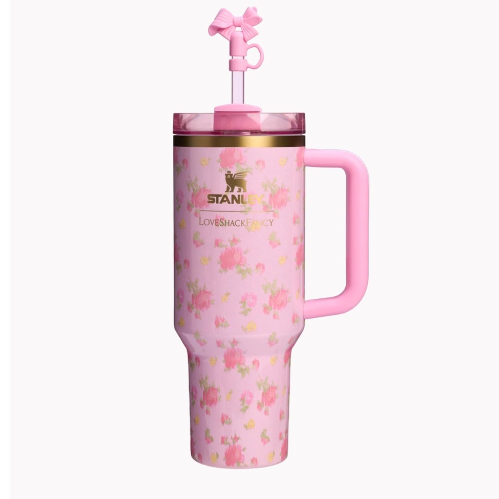 NIB Ibiza Sunset STANLEY 1913 X LOVESHACKFANCY QUENCHER H2.0 TUMBLER | 40 OZ